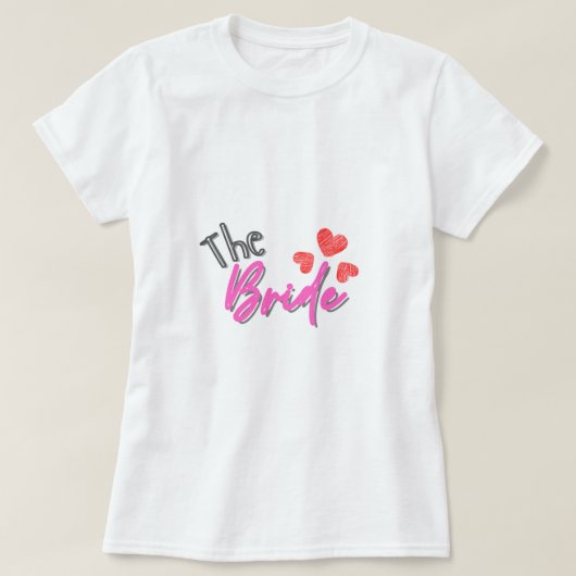 Women's Basic Tシャツ – チームブライド (デザイン正面)