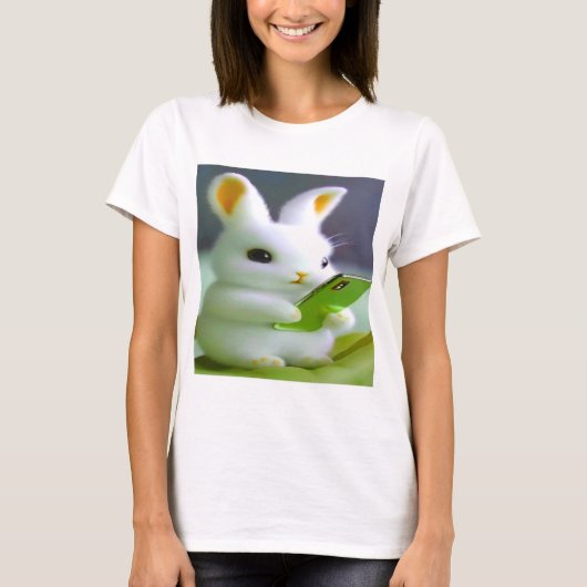 Women's Basic Tシャツ – デジタルカラフルデザイン | (正面)