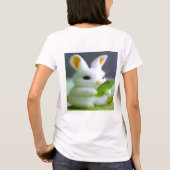 Women's Basic Tシャツ – デジタルカラフルデザイン | (裏面)
