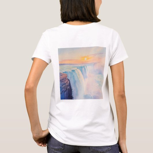 Womens Basic T-Shirt Tシャツ (裏面)