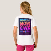 「Women's Basic T-Shirt with 'DLORE MOW the'与え S Tシャツ (裏面フル)