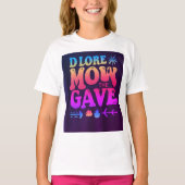 「Women's Basic T-Shirt with 'DLORE MOW the'与え S Tシャツ (正面)