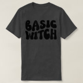 Womens Basic Witch, Simple Halloween Outfit, Retro Tシャツ (デザイン正面)