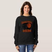 Womens Basketball Mom スウェットシャツ (正面フル)
