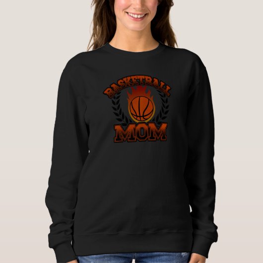 Womens Basketball Mom   スウェットシャツ (正面)