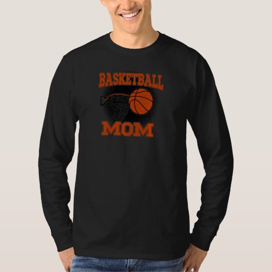 Womens Basketball Mom 1 Tシャツ (正面)