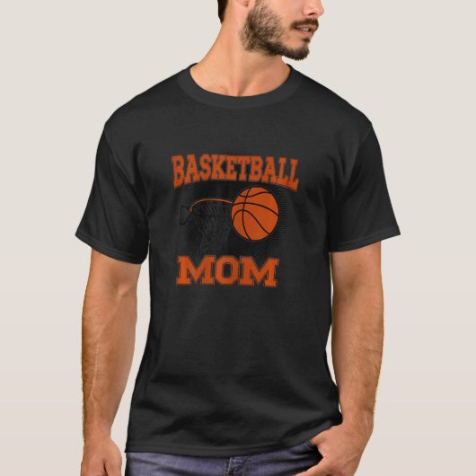 Womens Basketball Mom Tシャツ (正面)