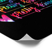 Womens Be Pretty Strong Brave Kind Insrational Tie ポスター (角)