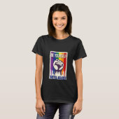 Womens Be Yourself Theyll Adjust Pride Month LGBTQ Tシャツ (正面フル)