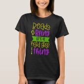 Womens Beads and Bling Its A Mardi Gras Thing Cele Tシャツ (正面)