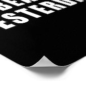 Womens Beat Yesterday Motivational Quotes V-neck  ポスター (角)