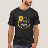 Womens Bebe Happiness Is Being A Bebe Raglan Tシャツ (正面)