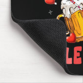 Women's Beer Is My Valentine Hearts Matching Drink マウスパッド (コーナー)