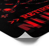 Womens Being Nurse Is A Choice Being A Retired Nur ポスター (角)