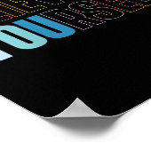 Womens Believe In Yourself Motivational Quote Insr ポスター (角)