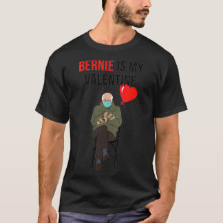 Womens Bernie is my Valentine Funny Bernie Sanders Tシャツ