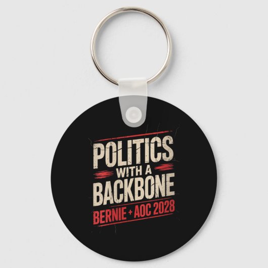 Womens Bernie SandersとAoc 2028大統領C キーホルダー (正面)