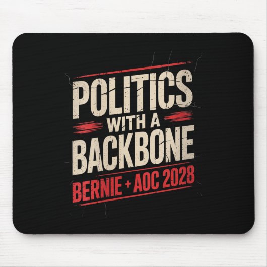 Womens Bernie SandersとAoc 2028大統領C マウスパッド (正面)