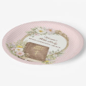 Women's Bible Study | Spring Flowers ペーパープレート (アングル)