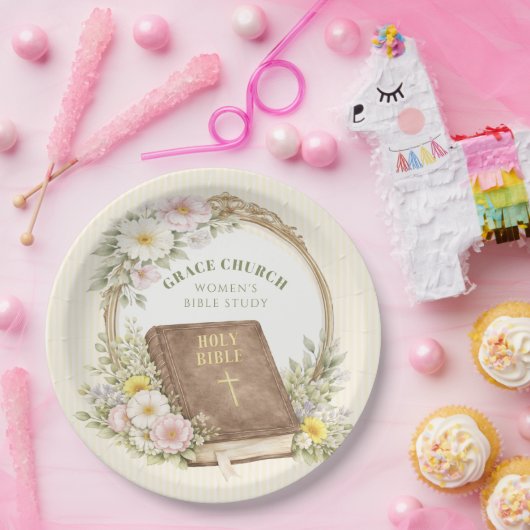 Women's Bible Study | Spring Flowers ペーパープレート (パーティー)