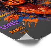 Womens Black Girl Queen God Says I Am Melanin Hist ポスター (角)