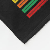 Womens Black History All Lives Cant Until Black Li フリースブランケット (角)