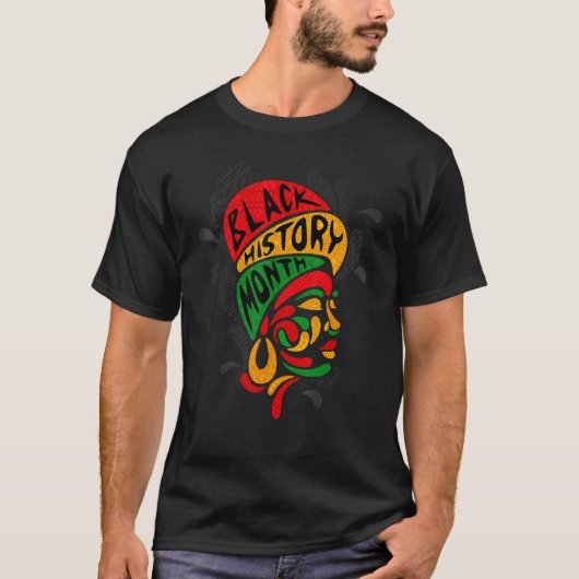 Women's Black History Month Proud African Pride Bl Tシャツ (正面)