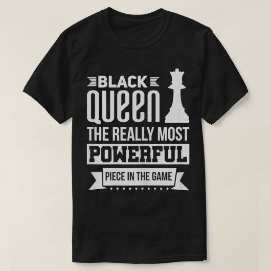 Womens Black Queenの本当に強力な作品 Tシャツ (デザイン正面)
