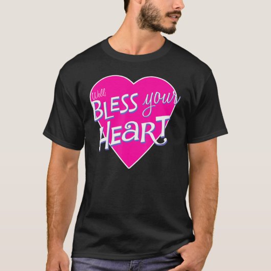 Womens Bless Your Little Heart Southern Saying Fun Tシャツ (正面)
