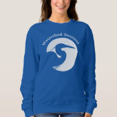 Women's blue sweatshirt  スウェットシャツ (正面)