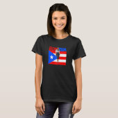 Womens Boricua Roots Puerto Rico Pride PR Souvenir Tシャツ (正面フル)