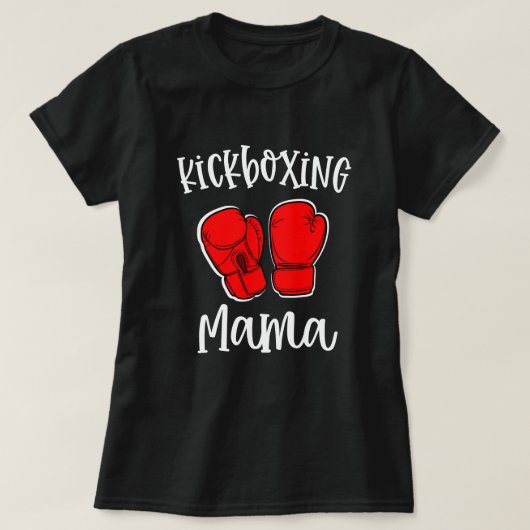 Womens Boxing Class Gift Kickboxingのママ Tシャツ (デザイン正面)