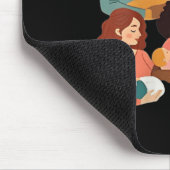 Womens Breastfeeding Lactation Consultant Birth Wo マウスパッド (コーナー)