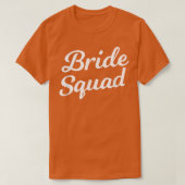 Women's Bride Squad Bachelorette, Bridal Shower T  Tシャツ (デザイン正面)