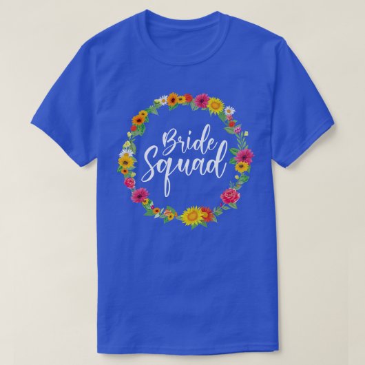 Womens Bride Squad Bachelorette Party  Tシャツ (デザイン正面)