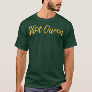 Womens Bridesmaid Funny Bride Squad Shot Queen Tシャツ
