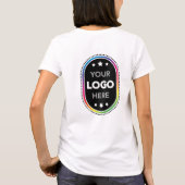 Women's Business Logo T-Shirt - Large Back Print Tシャツ (裏面)