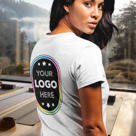 Women's Business Logo T-Shirt - Large Back Print Tシャツ