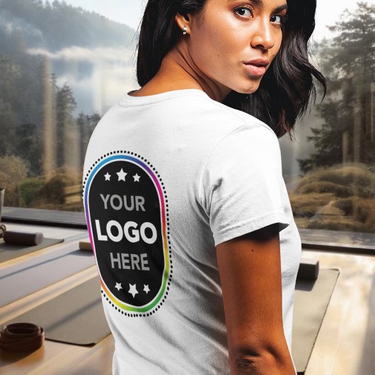 Women's Business Logo T-Shirt - Large Back Print Tシャツ