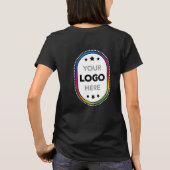 Women's Business Logo T-Shirt - Large Back Print Tシャツ (裏面)