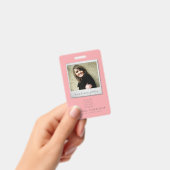 Womens Business Photo ID Identification Plastic バッジ (手持ち)