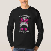 Womens Camping Camper Campfire Camp Tシャツ (正面)