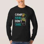 Womens Camping Outfit  Camper Camp Tシャツ (正面)