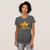 Women's Canada Tシャツカナダお土産シャツ Tシャツ (正面フル)