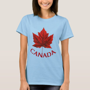 Women's Canada T-shirt Canada Maple Leaf Souvenir Tシャツ