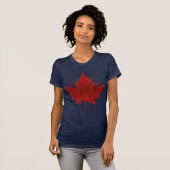 Women's Canada Tank Top パーソナライズされた Canadaシャツ Tシャツ (正面フル)