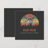 Womens Cat Mom The Woman The Myth The Legend 招待状 (正面/裏面)