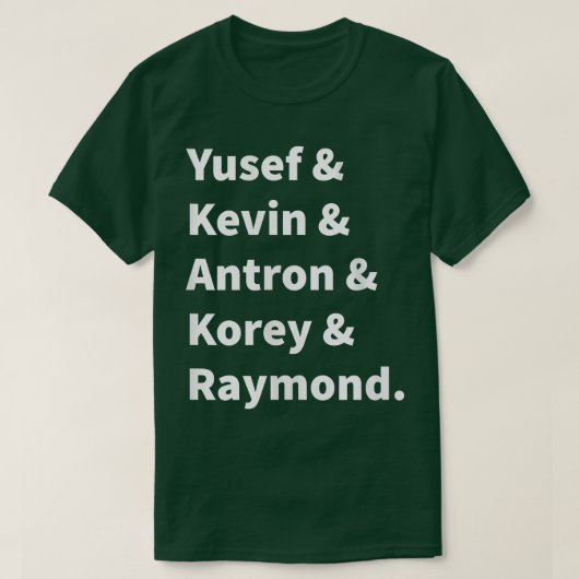 Womens Central Park 5 Five Eonerated 5 Five Tシャツ (デザイン正面)