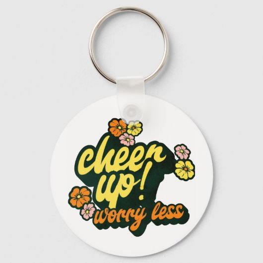 WOMEN'S CHEER UP WORRY LESS KEYCHAIN  キーホルダー (正面)