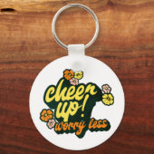 WOMEN'S CHEER UP WORRY LESS KEYCHAIN  キーホルダー (正面)